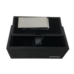Murano FMA121417 Square Money Clip, Men's Size OS - Silver